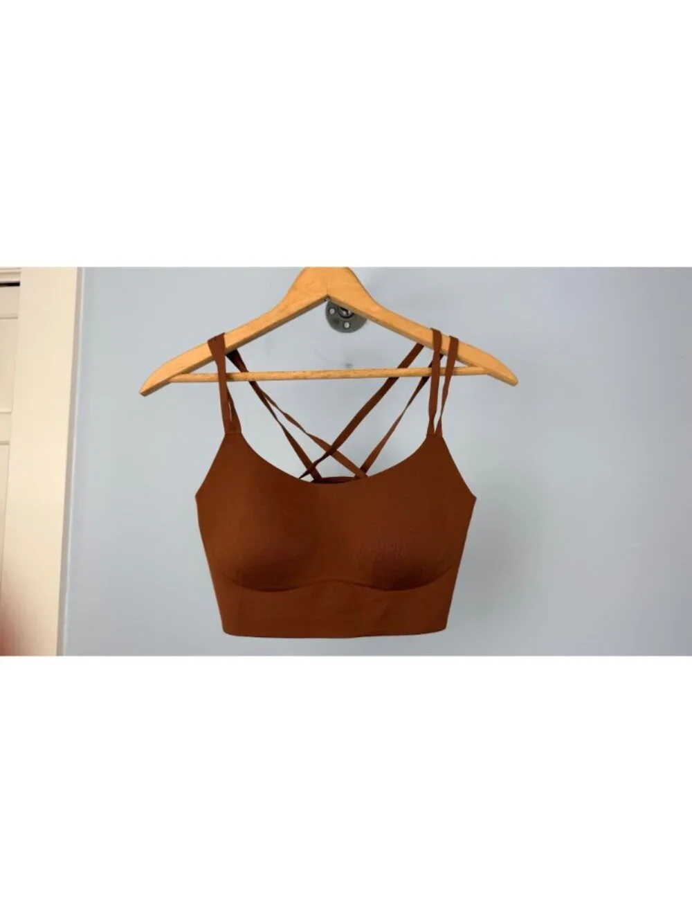 Offline by Aerie Real Me Most Support Sports Bras - Set of 2 Brown/Teal Strappy